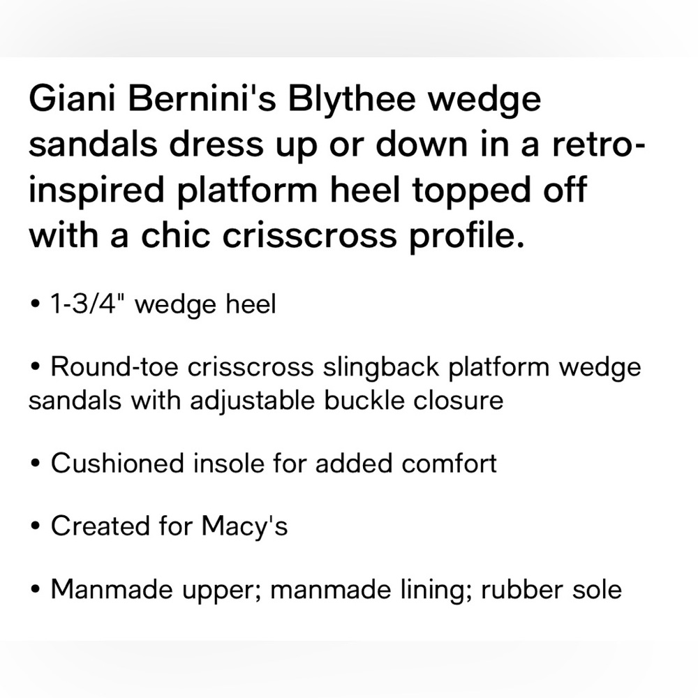 👡 NWOB! Giani Bernini Tan Sandals - Picture 8 of 12